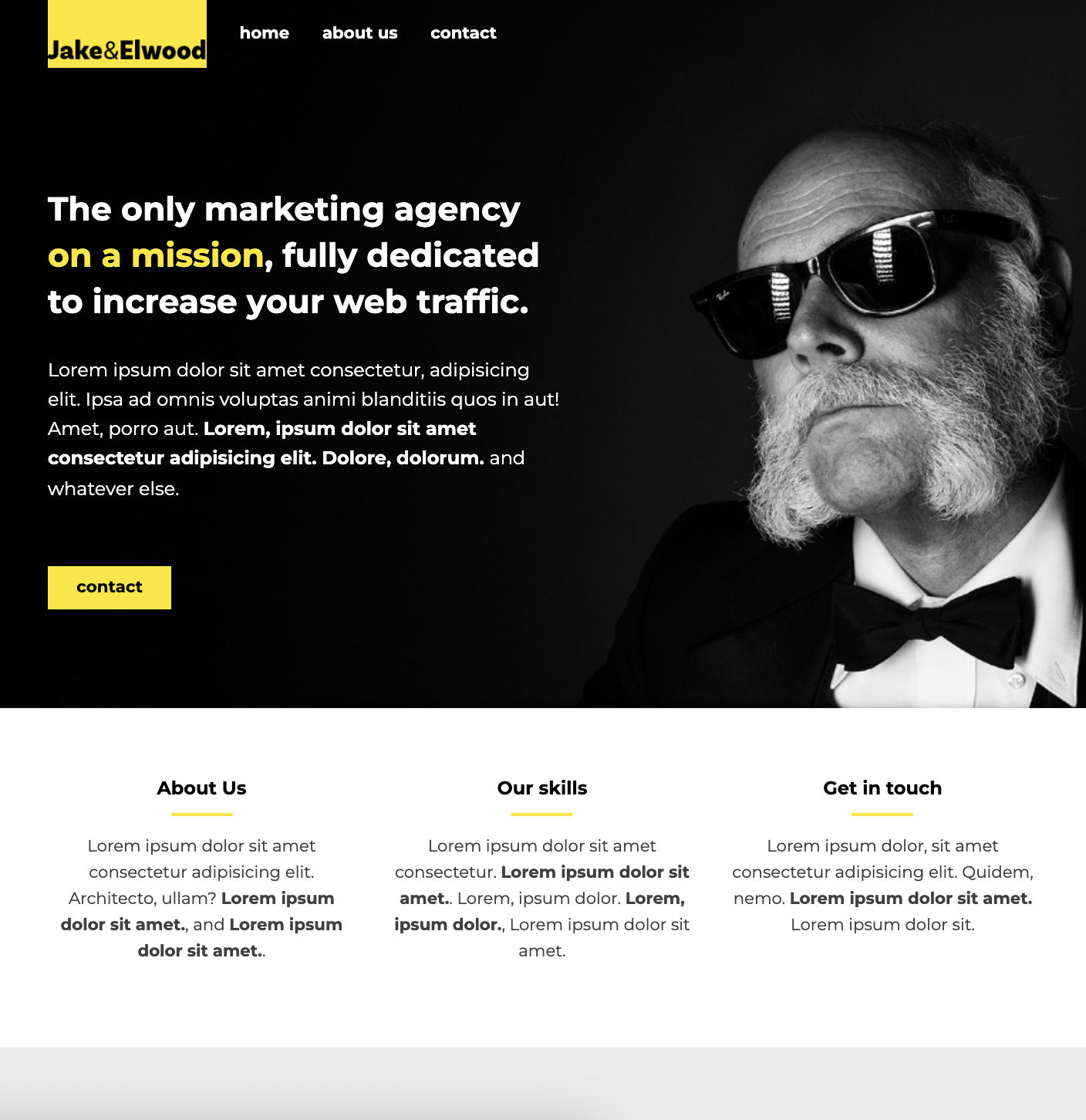 picture of a design agency from my portfolio